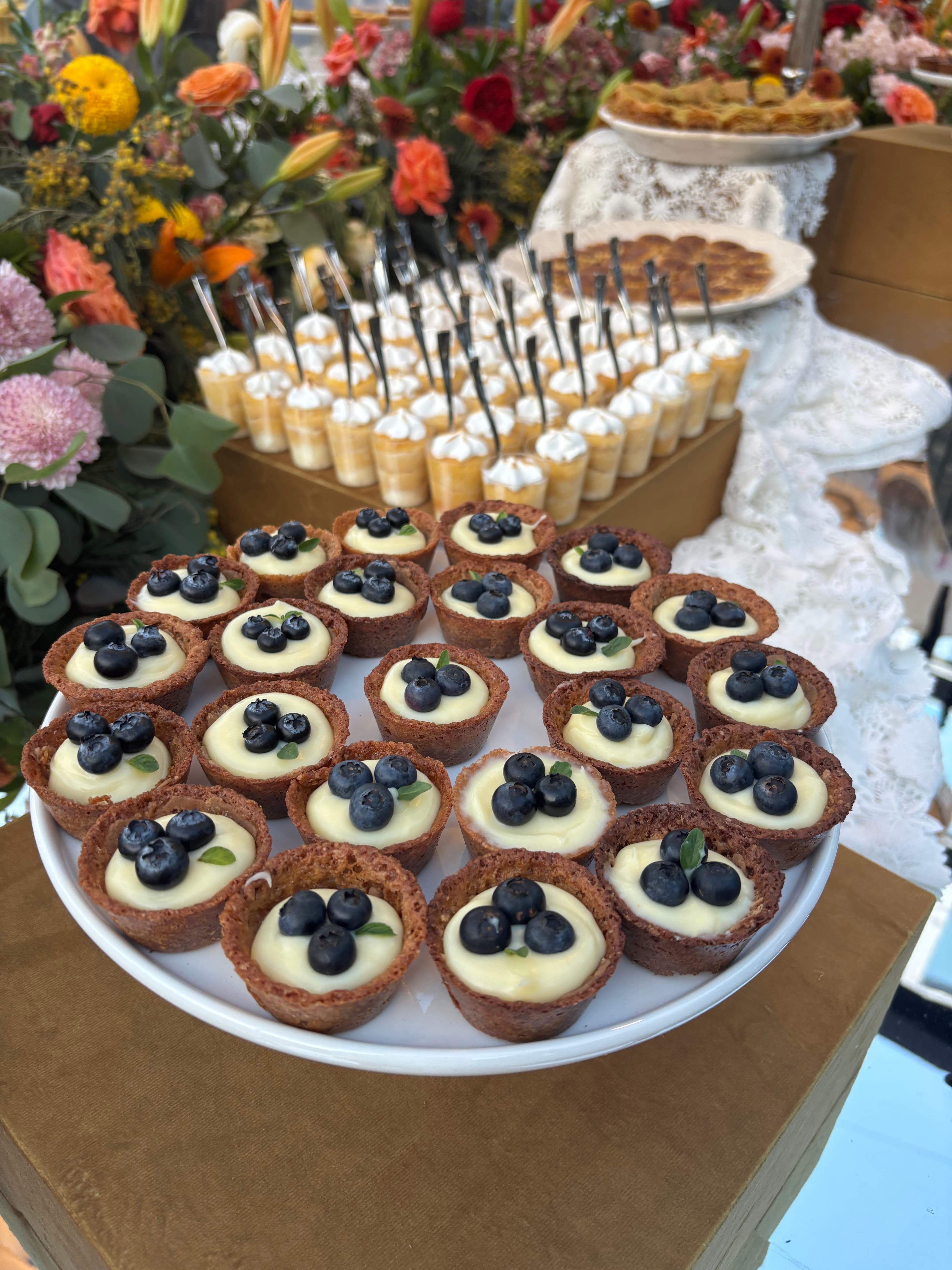 Canastas de postres para eventos de Claudia Aparicio